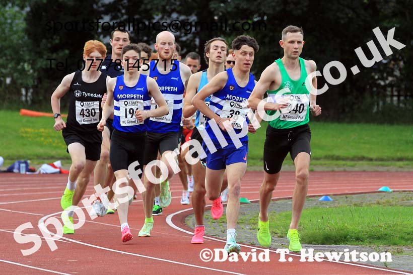 1500 metres, 2023 NEGP 5 Monkton, Wed, July 26th. Photo: David T. Hewitson/Sports for All Pics